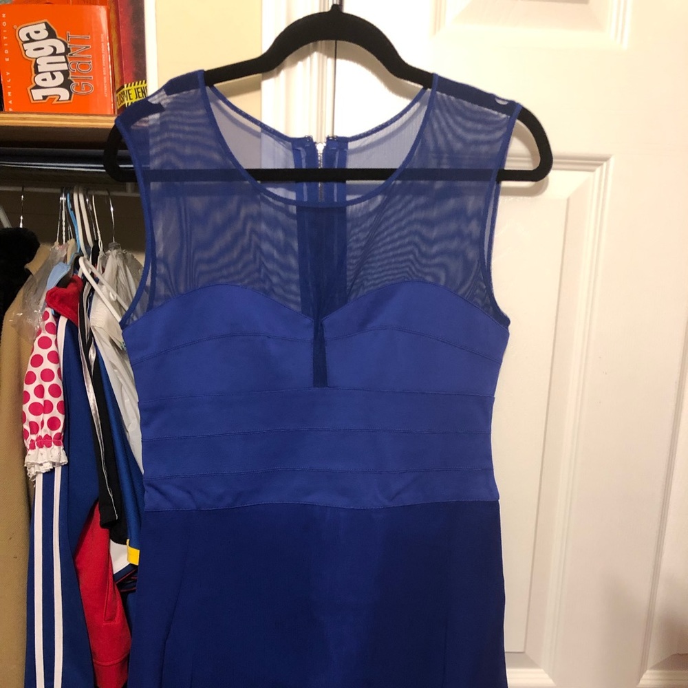 BCBG blue dress